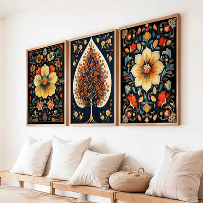 Traditional  Wall  Art Paintings for Living Room - Wall Poster With frames