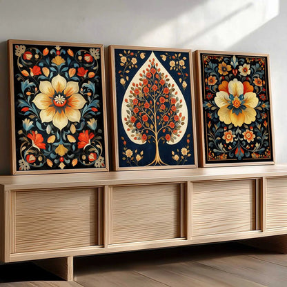 Traditional  Wall  Art Paintings for Living Room - Wall Poster With frames