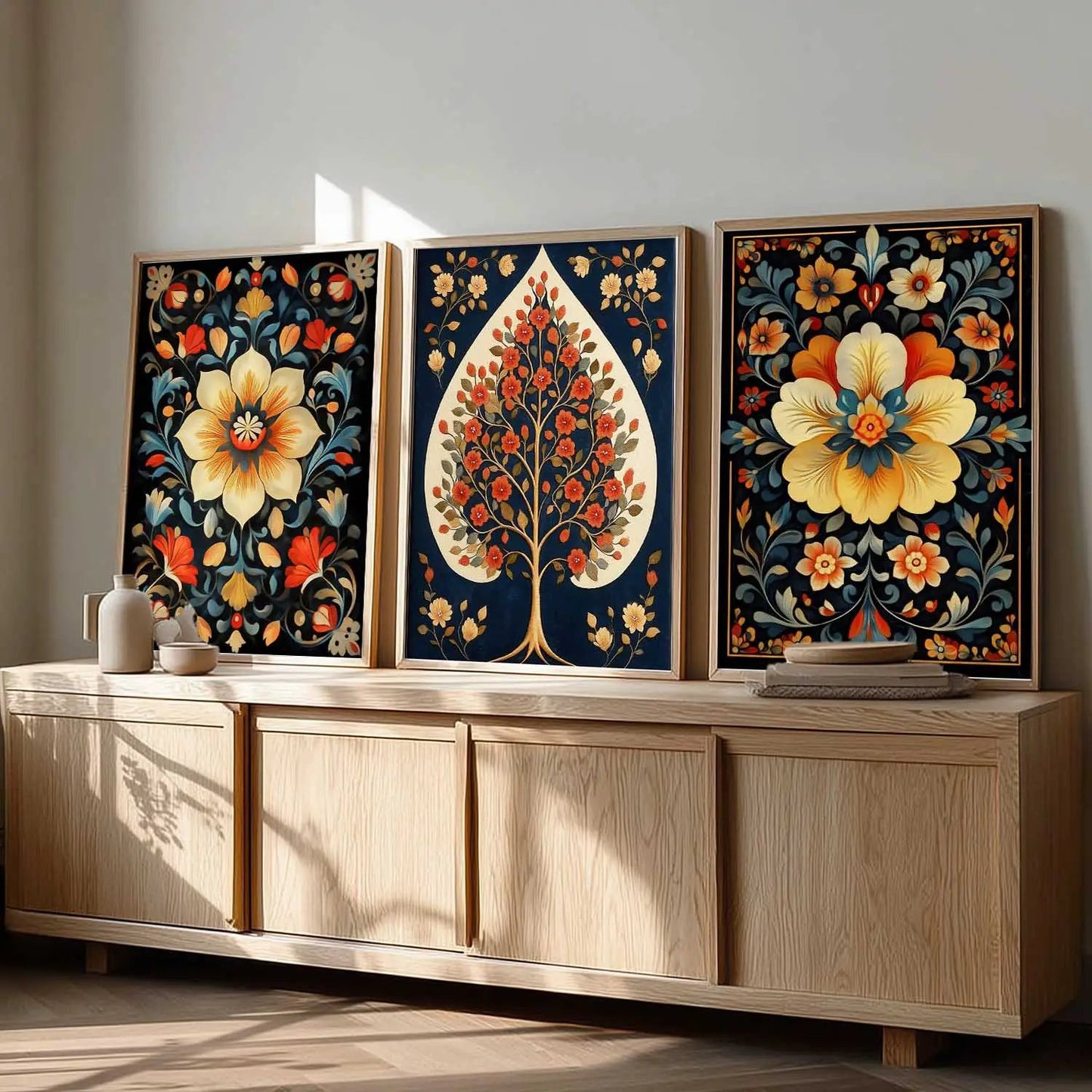 Traditional  Wall  Art Paintings for Living Room - Wall Poster With frames