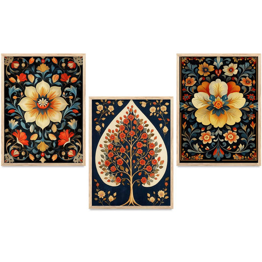 Traditional  Wall  Art Paintings for Living Room - Wall Poster With frames