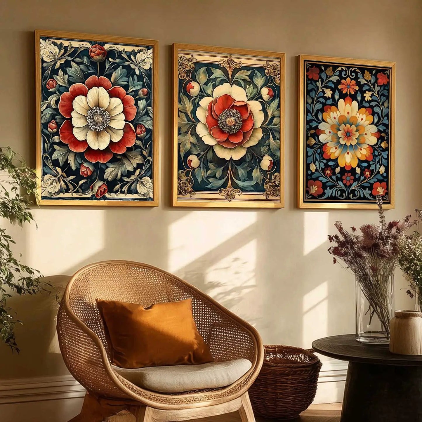 Traditional Wall Art  Paintings for Living Room - Wall Poster With frames