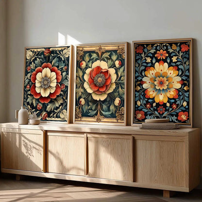 Traditional Wall Art  Paintings for Living Room - Wall Poster With frames