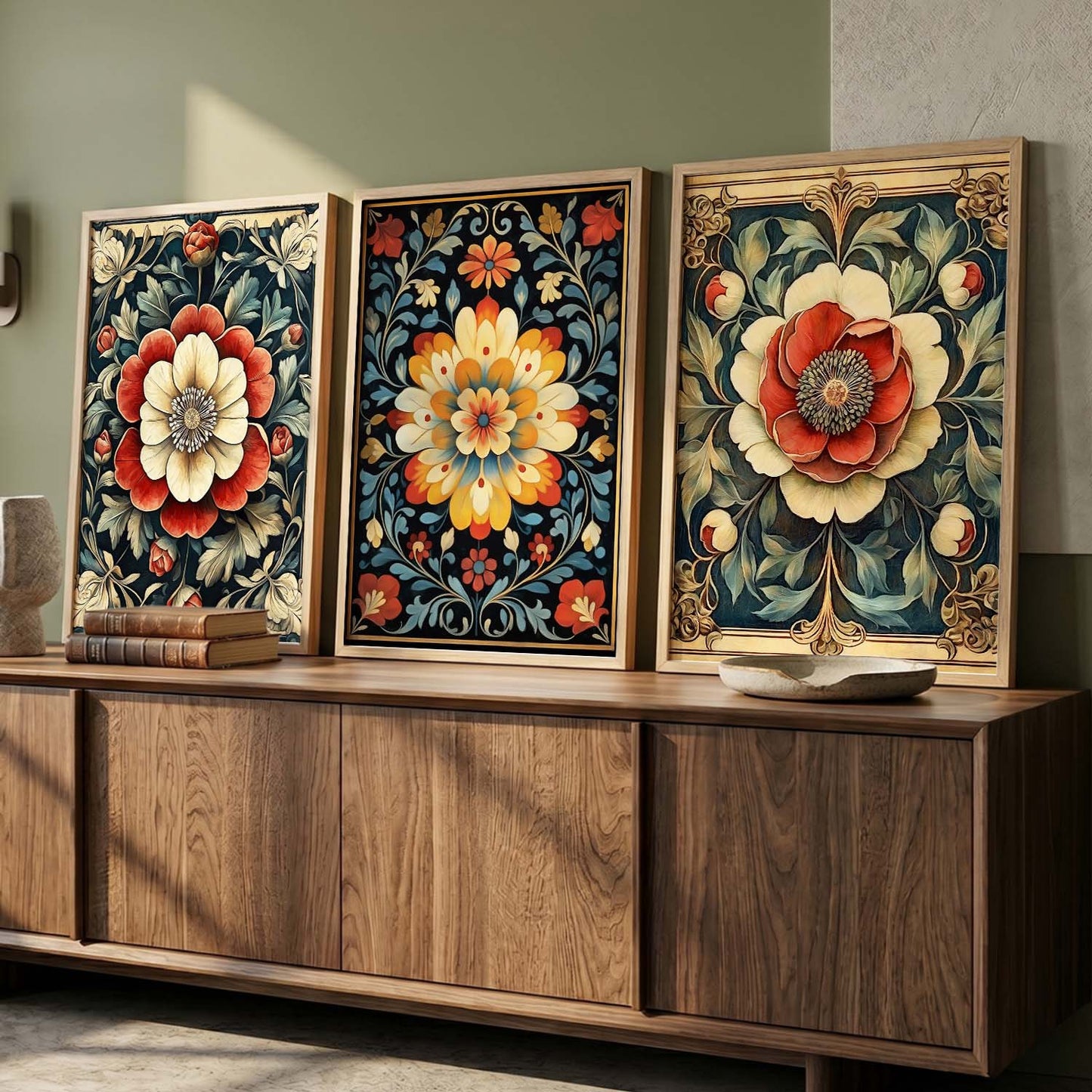 Traditional Wall Art  Paintings for Living Room - Wall Poster With frames