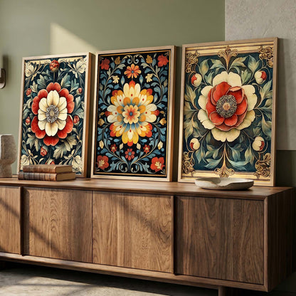 Traditional Wall Art  Paintings for Living Room - Wall Poster With frames
