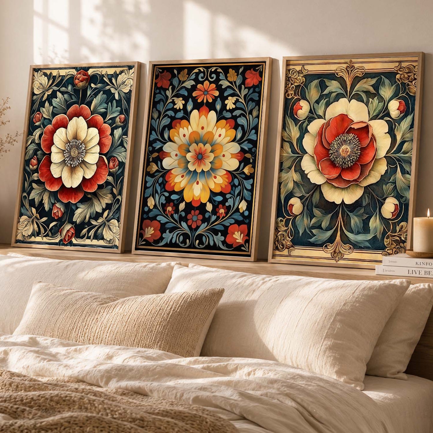 Traditional Wall Art  Paintings for Living Room - Wall Poster With frames
