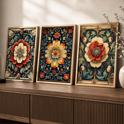 Traditional Wall Art  Paintings for Living Room - Wall Poster With frames