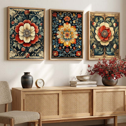 Traditional Wall Art  Paintings for Living Room - Wall Poster With frames