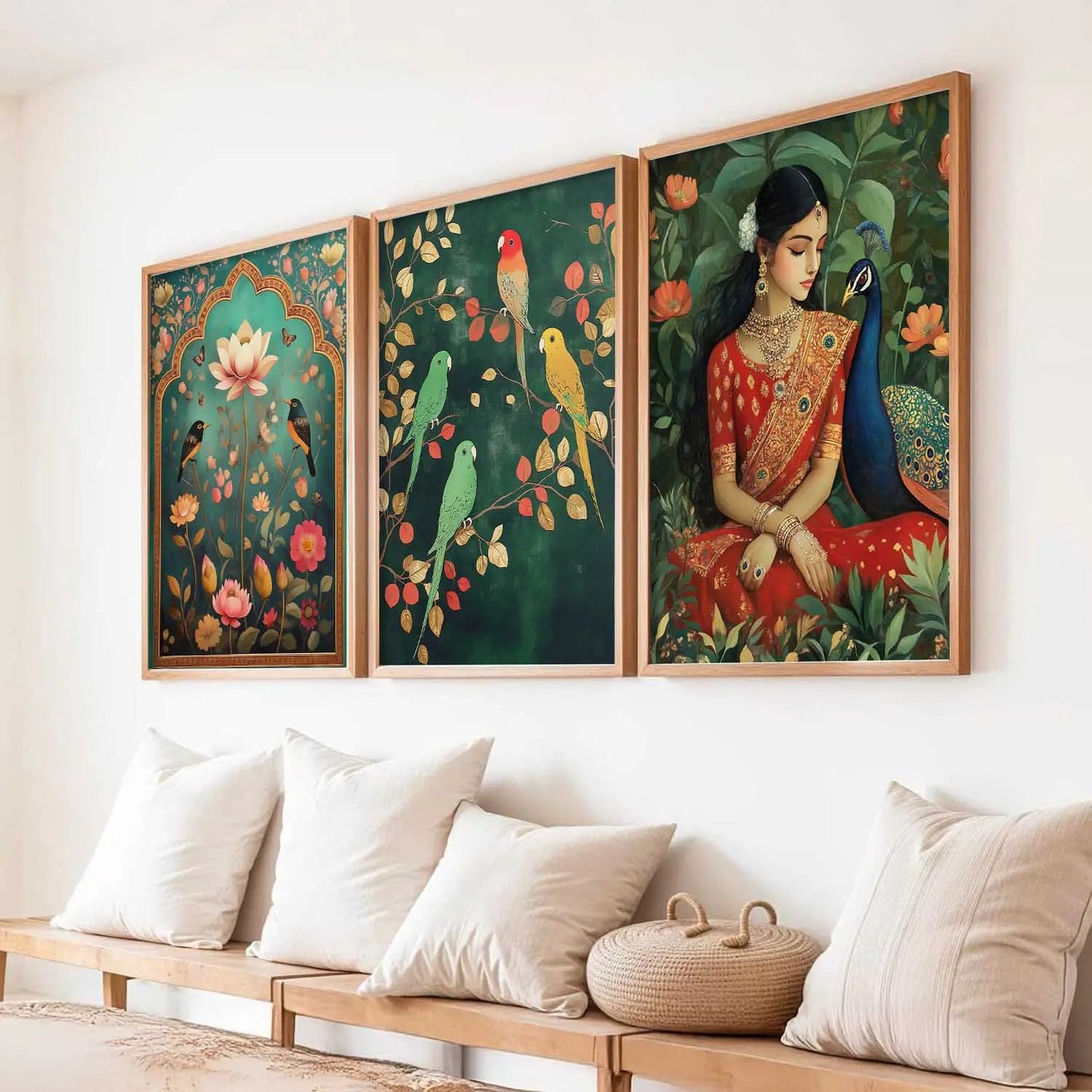 Traditional Wall Art  Paintings for Living Room - Wall Poster With frames