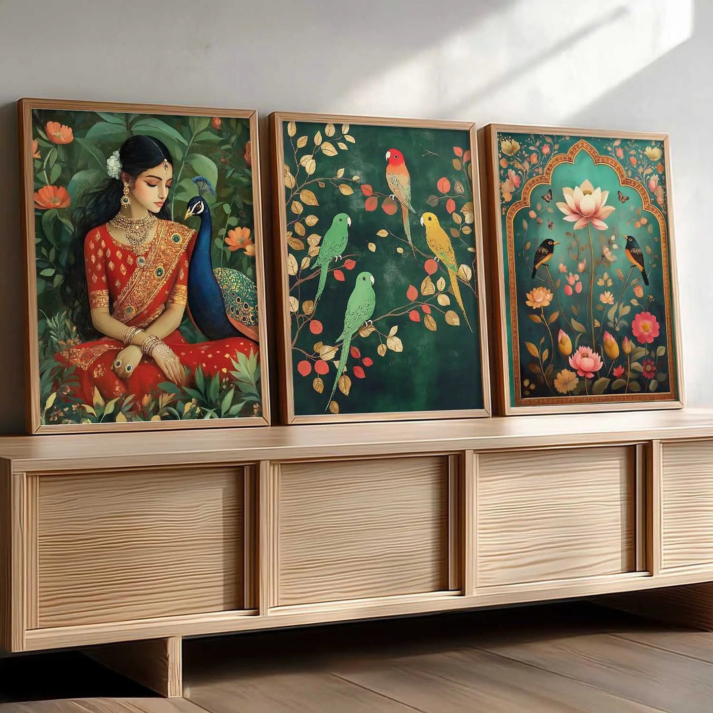 Traditional Wall Art  Paintings for Living Room - Wall Poster With frames