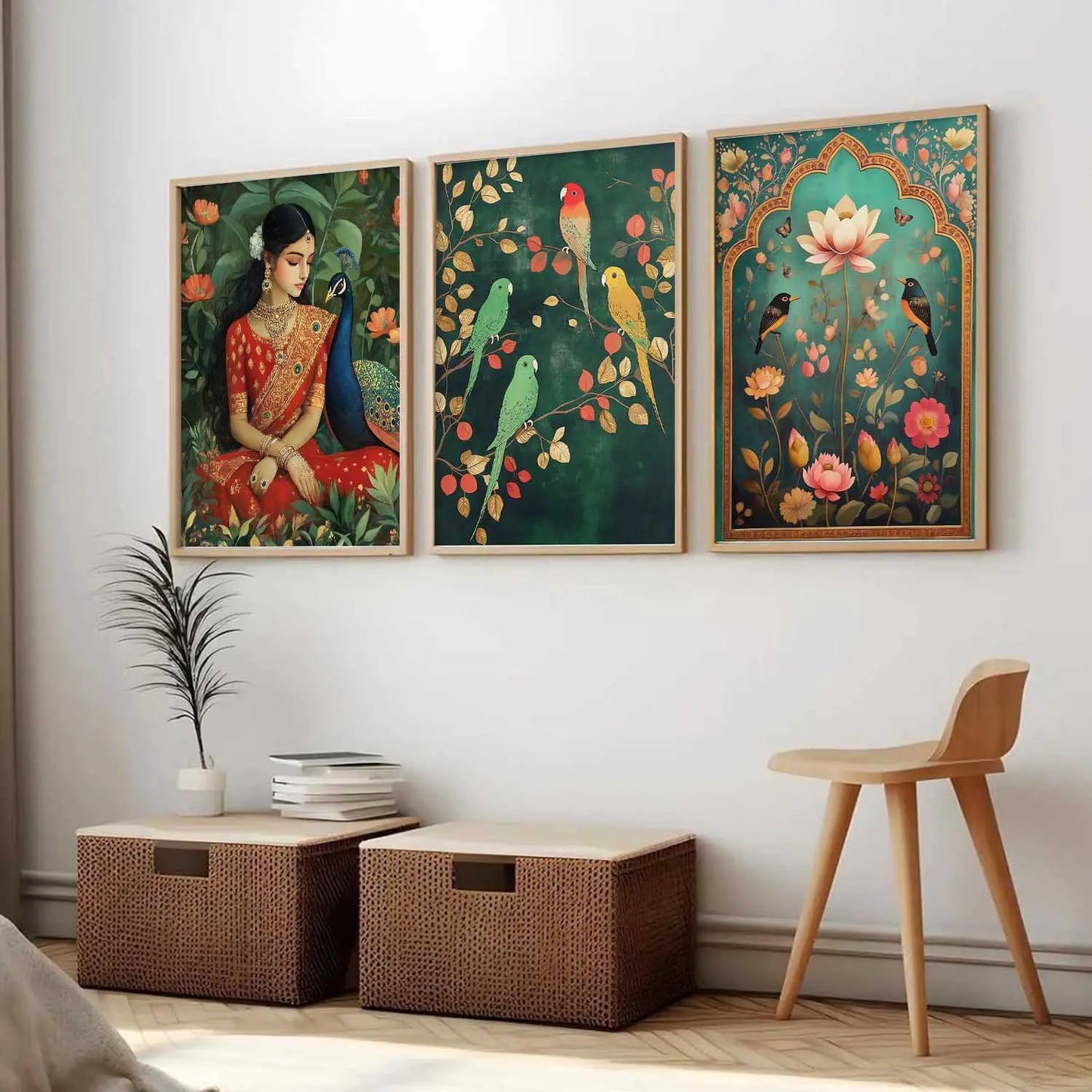 Traditional Wall Art  Paintings for Living Room - Wall Poster With frames