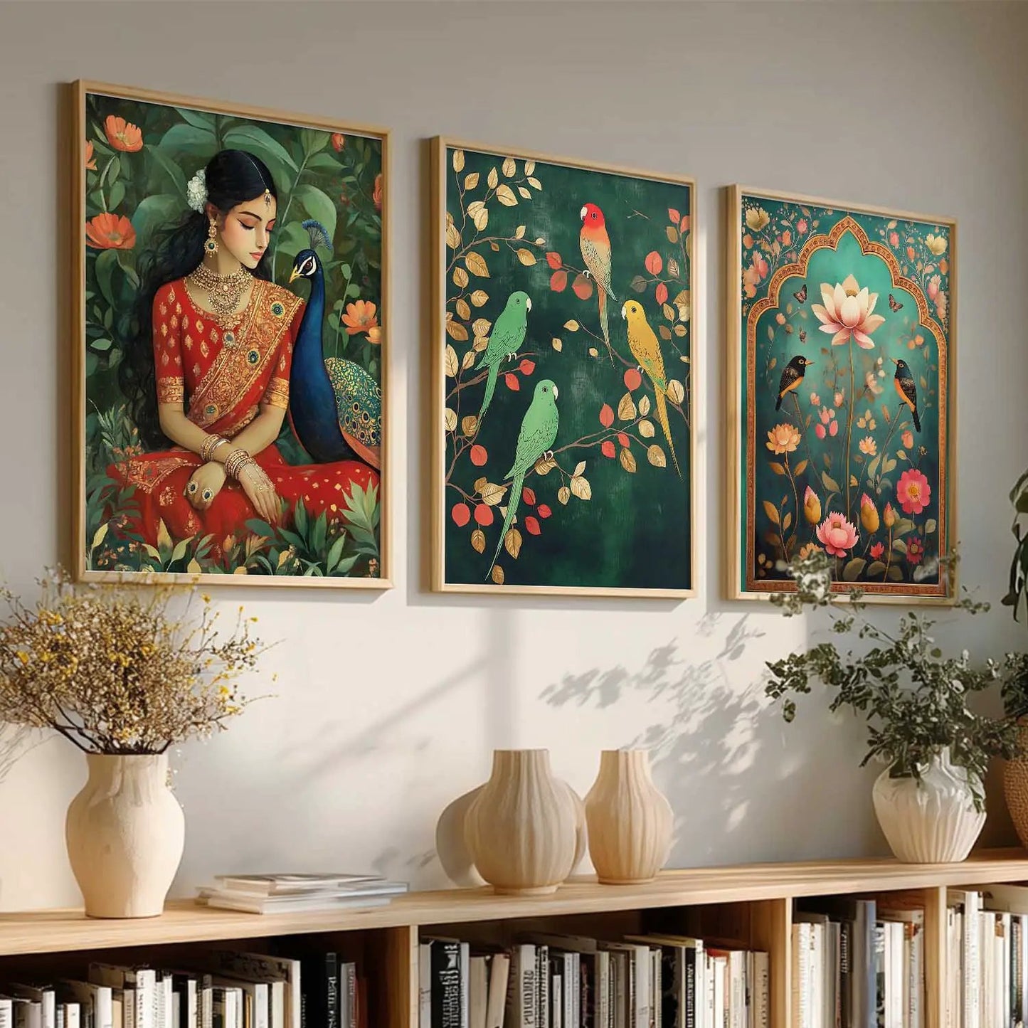 Traditional Wall Art  Paintings for Living Room - Wall Poster With frames