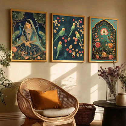 Traditional Wall  Art Paintings for Living Room - Wall Poster With frames