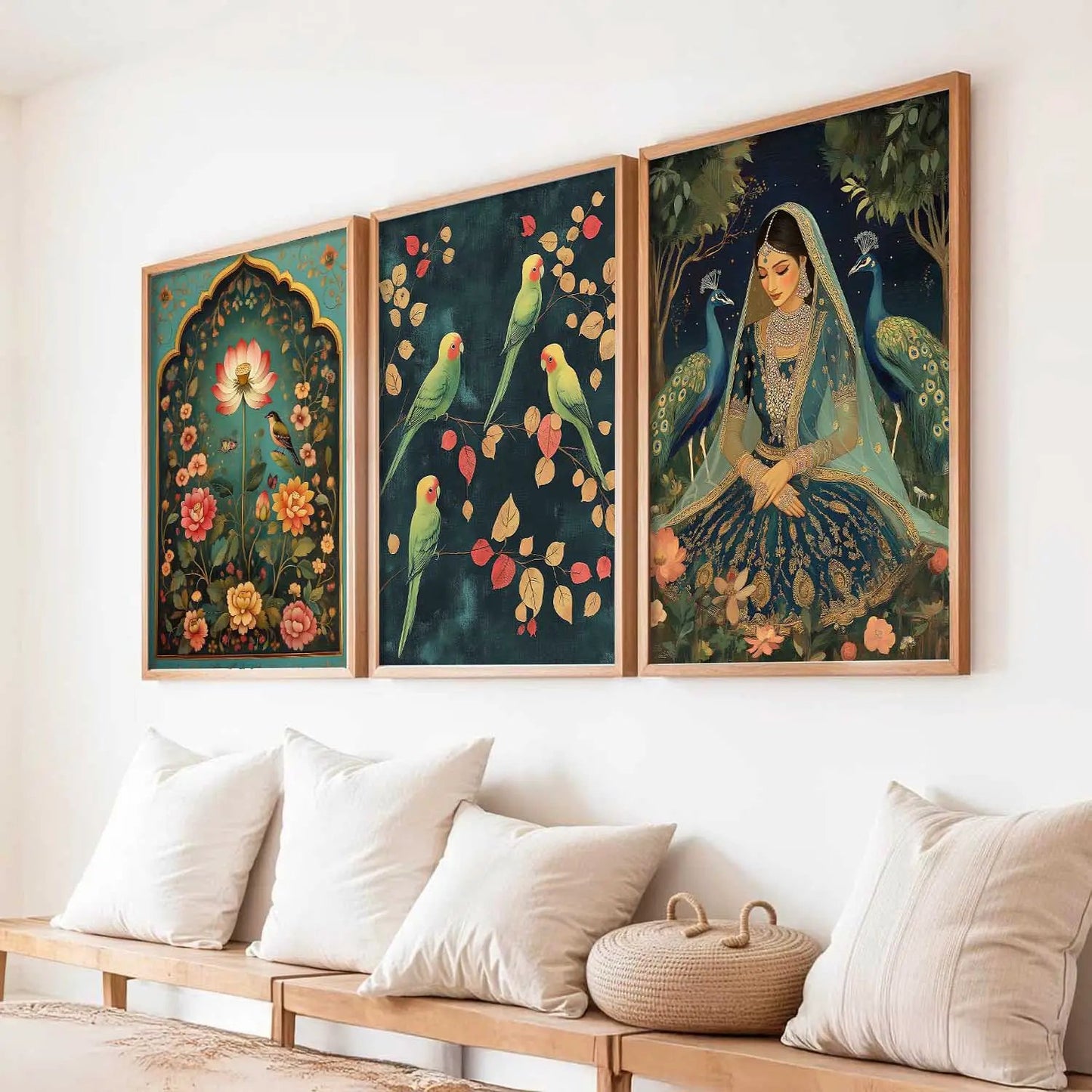 Traditional Wall  Art Paintings for Living Room - Wall Poster With frames