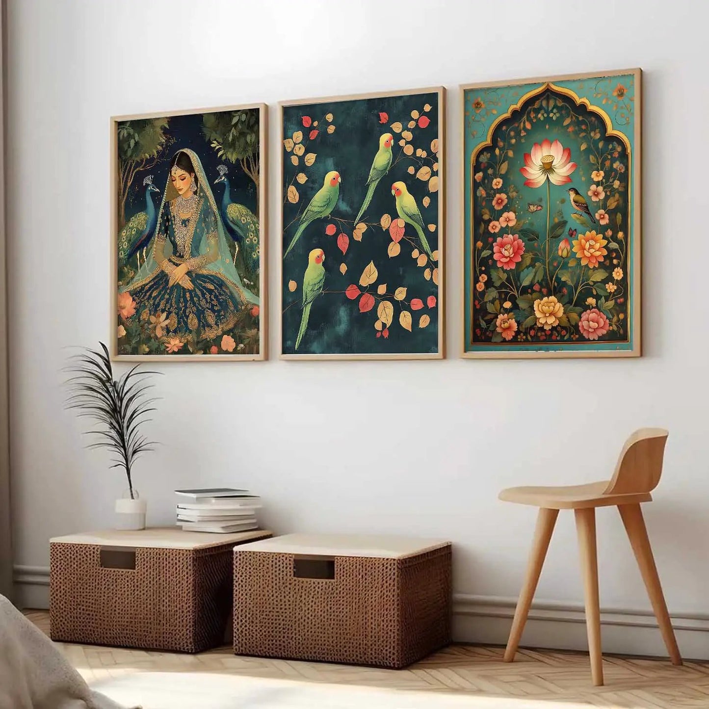 Traditional Wall  Art Paintings for Living Room - Wall Poster With frames