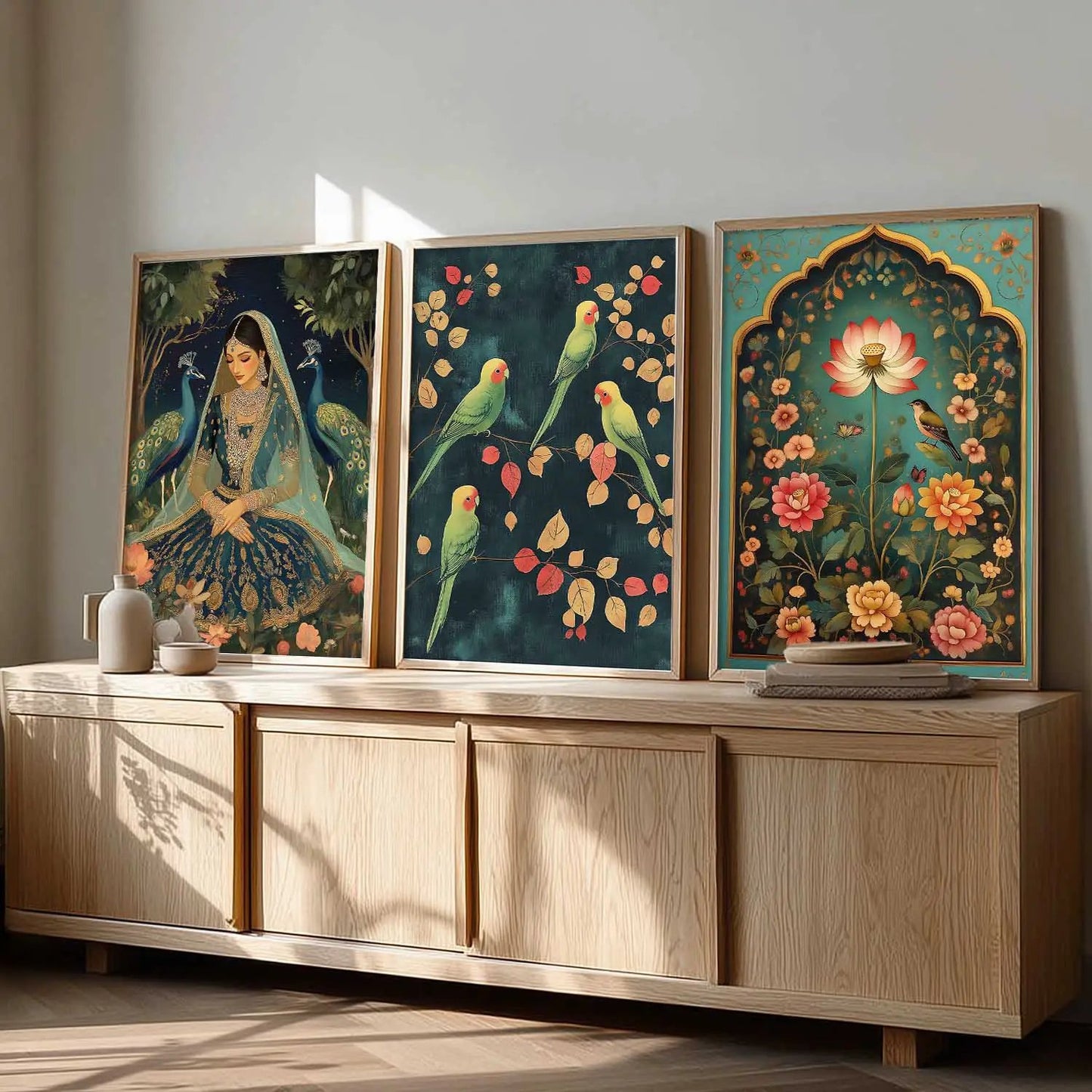 Traditional Wall  Art Paintings for Living Room - Wall Poster With frames