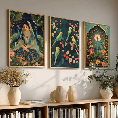 Traditional Wall  Art Paintings for Living Room - Wall Poster With frames