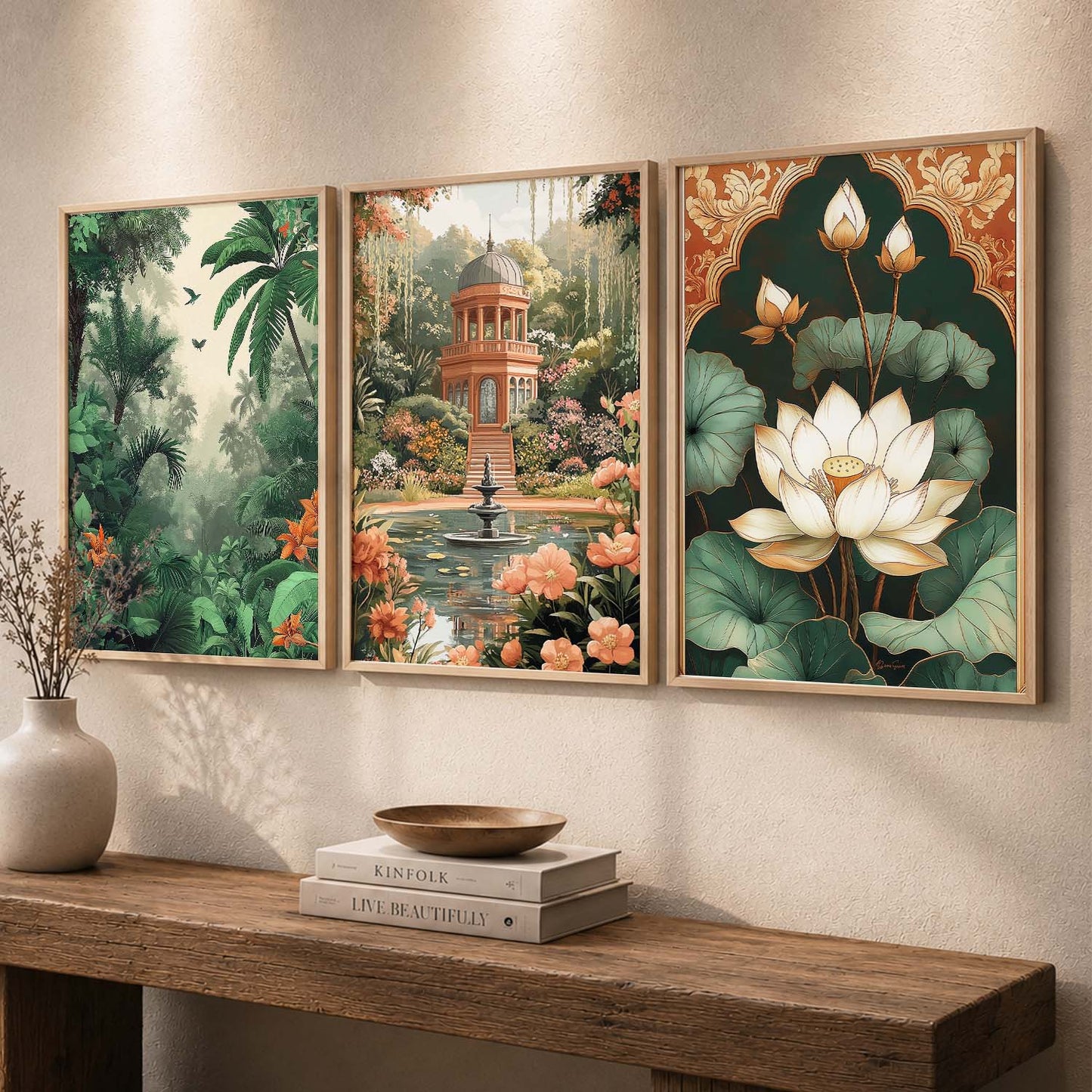Traditional Wall  Art Paintings for Living Room - Wall Poster With frames