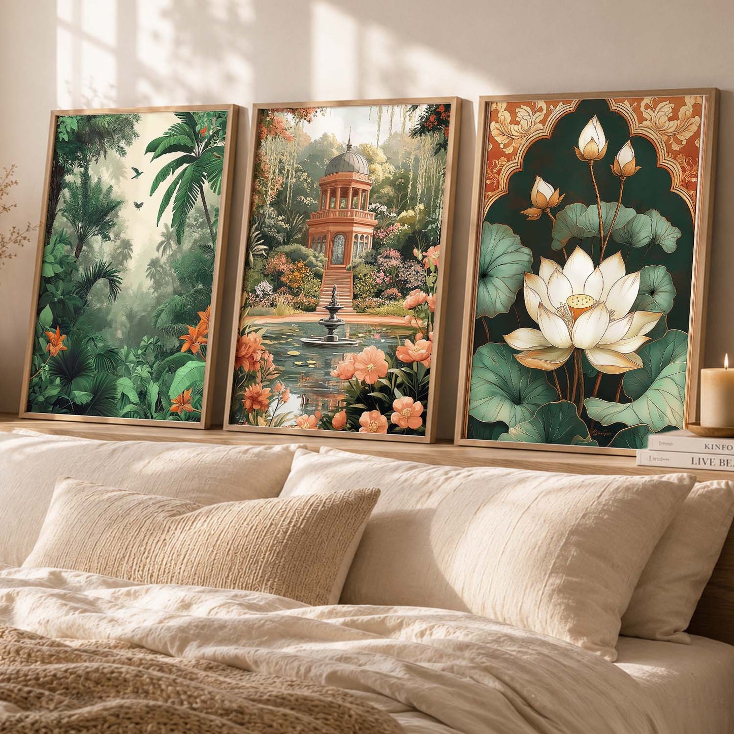 Traditional Wall  Art Paintings for Living Room - Wall Poster With frames