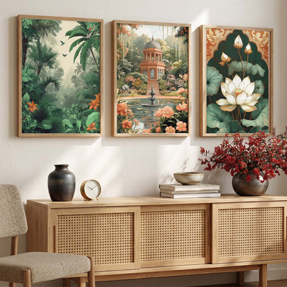 Traditional Wall  Art Paintings for Living Room - Wall Poster With frames