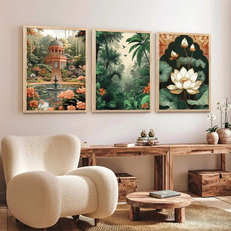 Traditional Wall  Art Paintings for Living Room - Wall Poster With frames