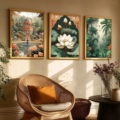 Traditional Wall  Art Paintings for Living Room - Wall Poster With frames