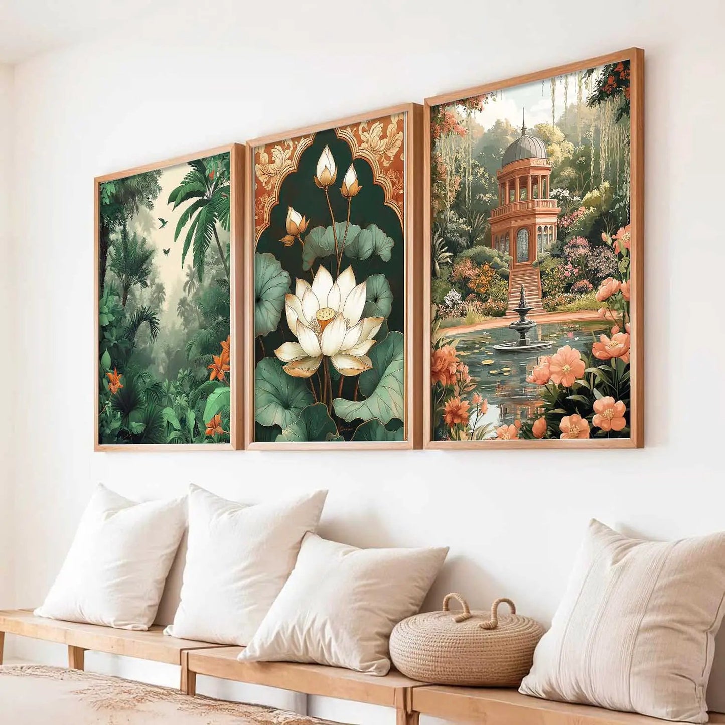 Traditional Wall  Art Paintings for Living Room - Wall Poster With frames