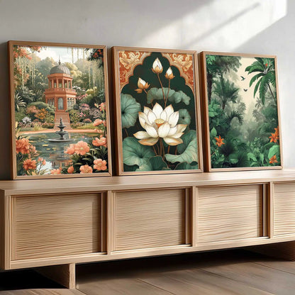Traditional Wall  Art Paintings for Living Room - Wall Poster With frames