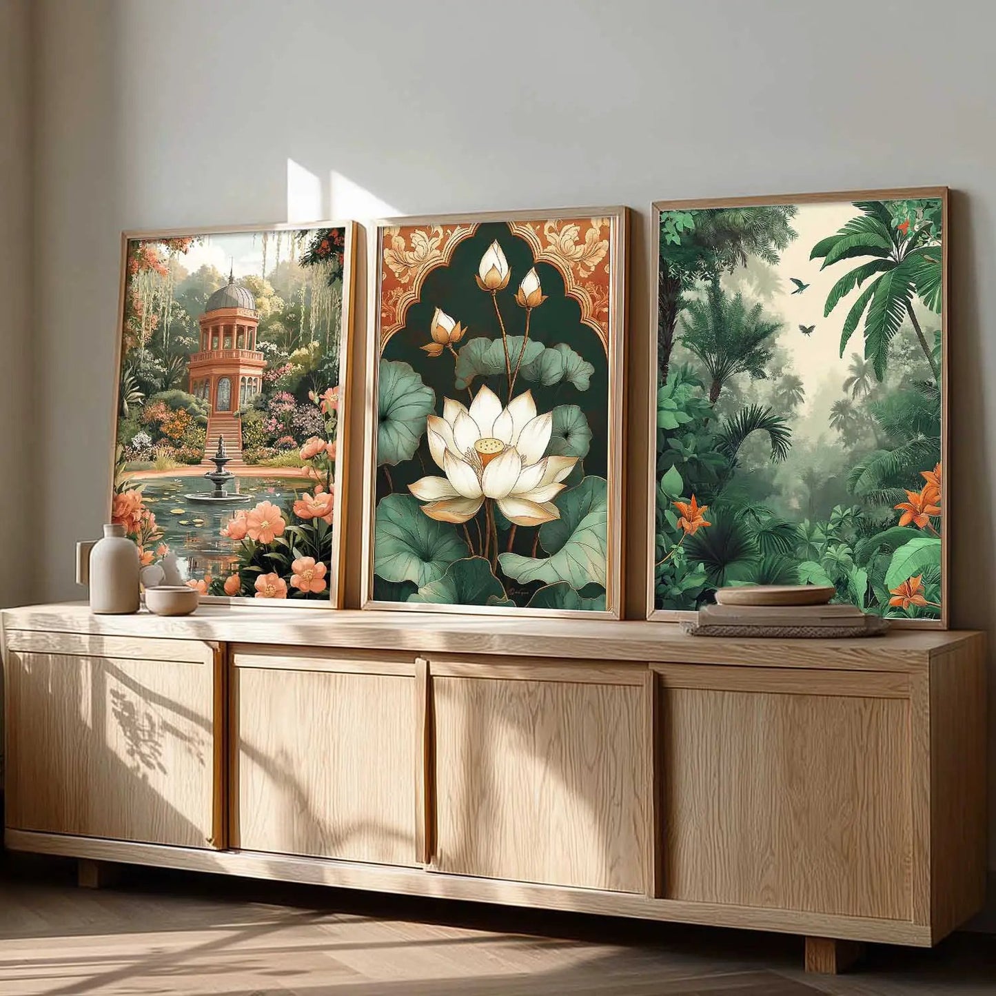 Traditional Wall  Art Paintings for Living Room - Wall Poster With frames