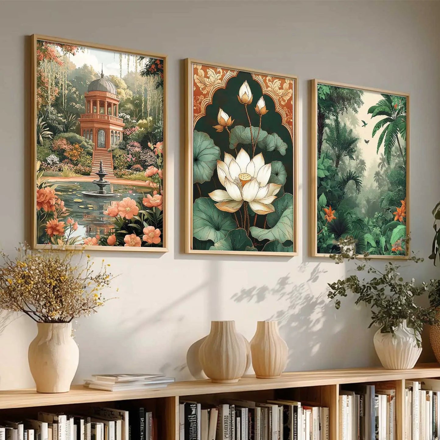 Traditional Wall  Art Paintings for Living Room - Wall Poster With frames