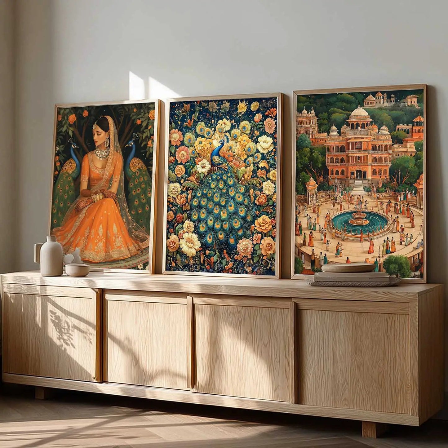 Traditional Wall Art  Paintings for Living Room - Wall Poster With frames