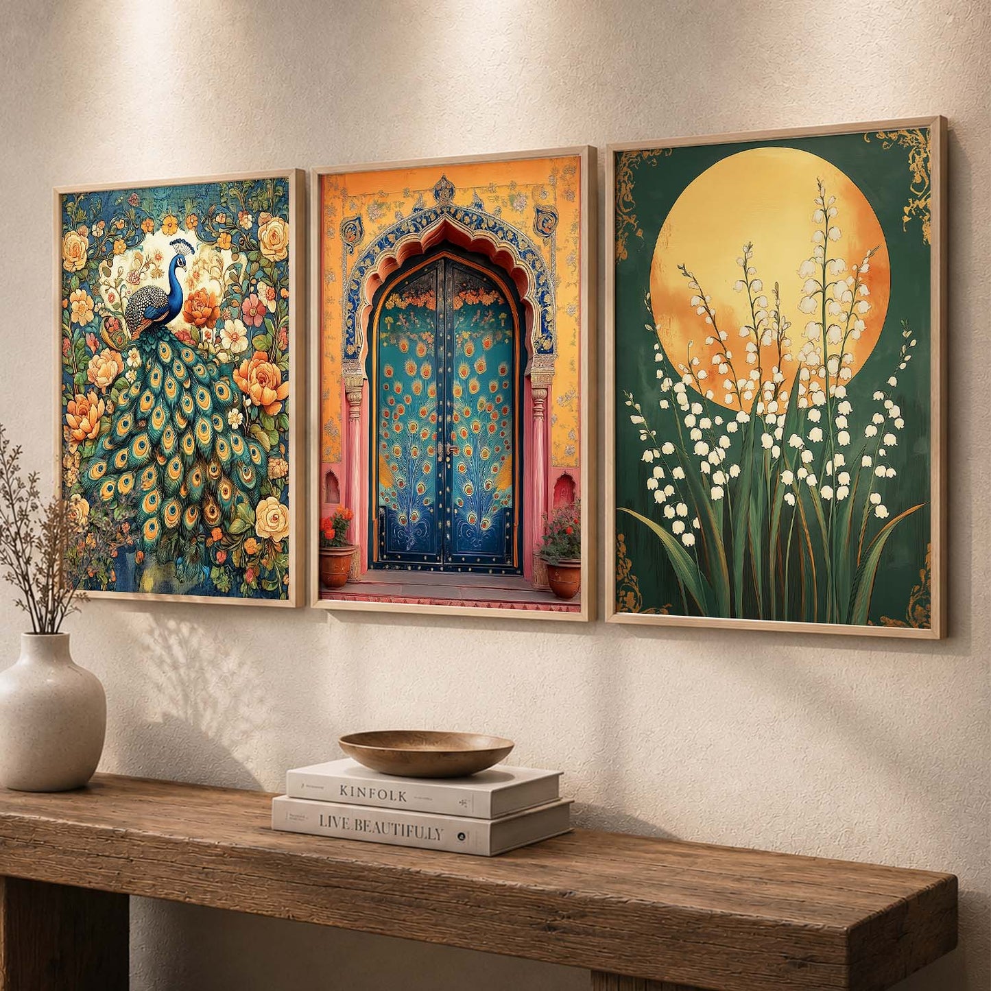 Traditional Wall  Art Paintings for Living Room - Wall Poster With frames
