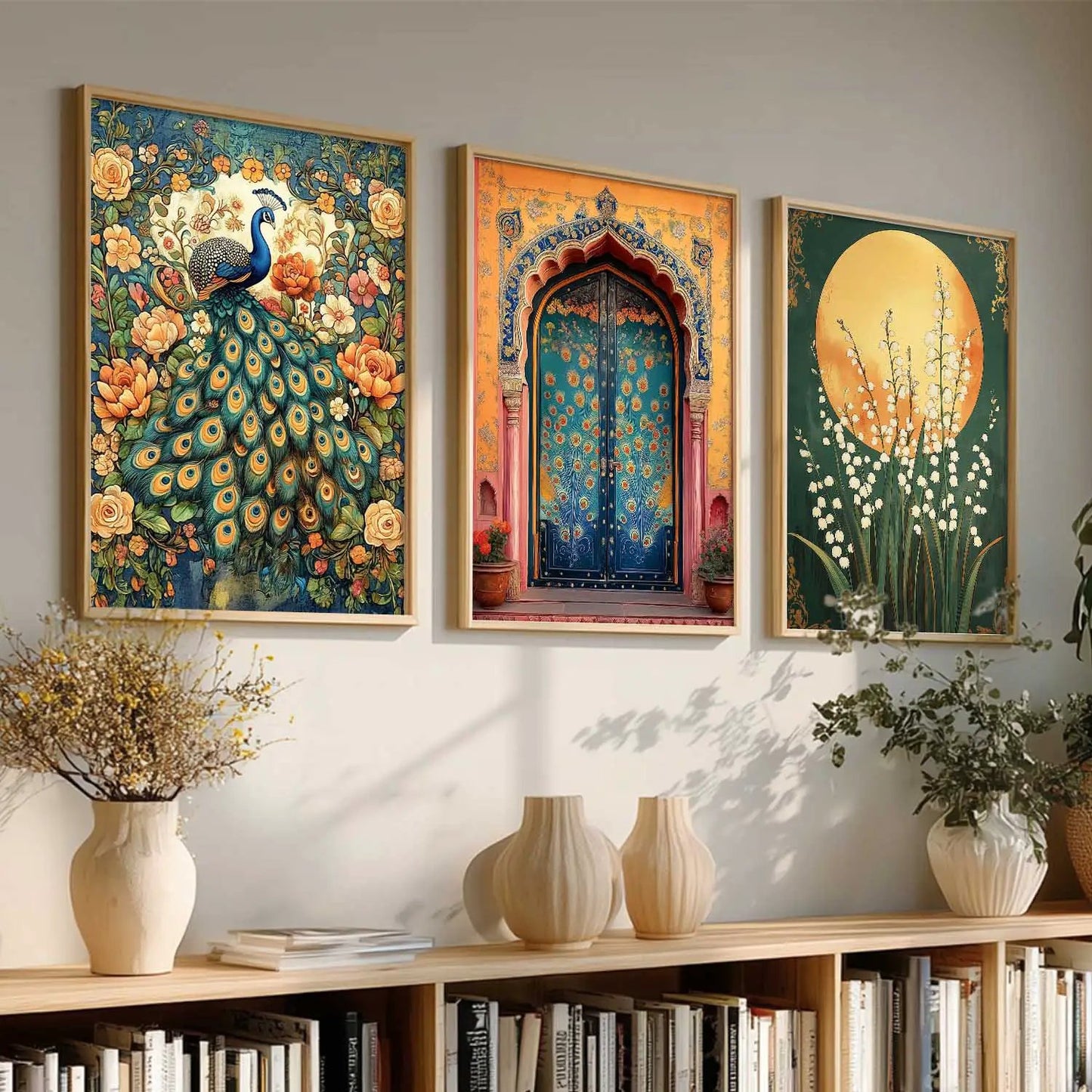 Traditional Wall  Art Paintings for Living Room - Wall Poster With frames