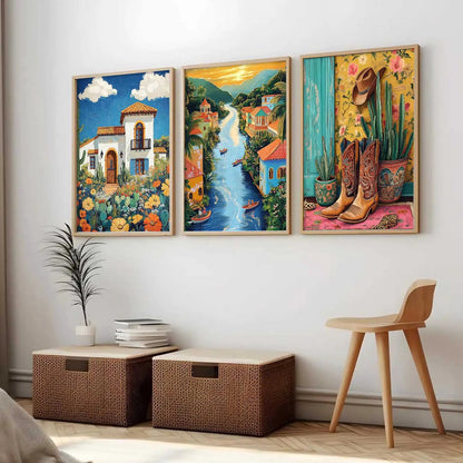 Modern Wall Art Paintings for Living Room - Wall Poster With frames by Kotart store