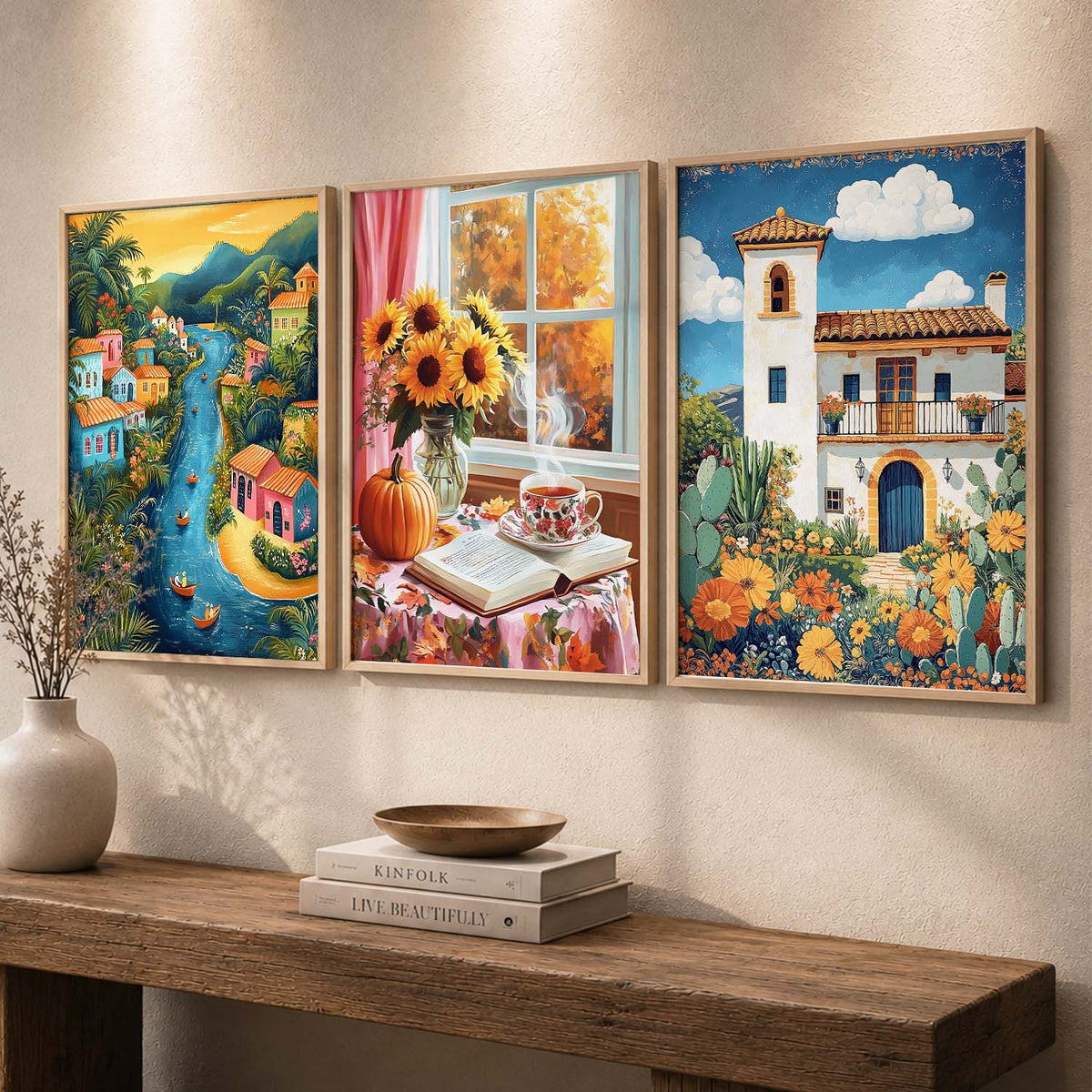 Modern Wall Art  Paintings for Living Room - Wall Poster With frames