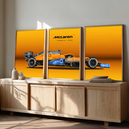 Big Mclaren F1 Car Wall Art Paintings for Living Room Bedroom