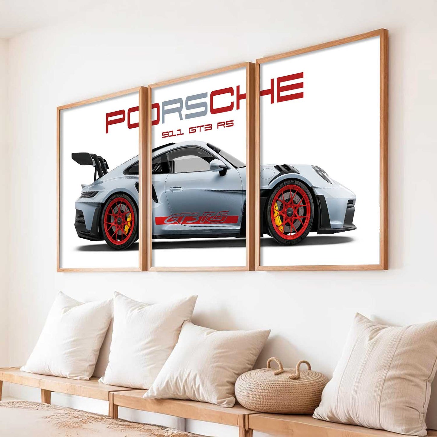 Big Porsche Cars Wall Art Paintings for Living Room Bedroom
