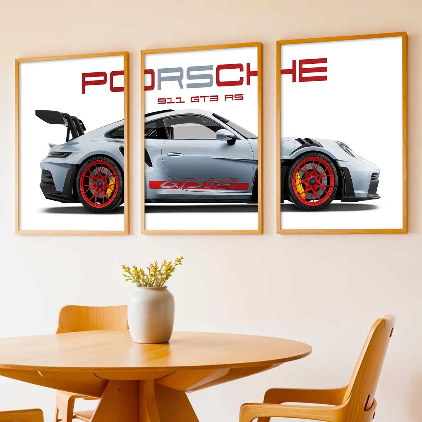 Big Porsche Cars Wall Art Paintings for Living Room Bedroom