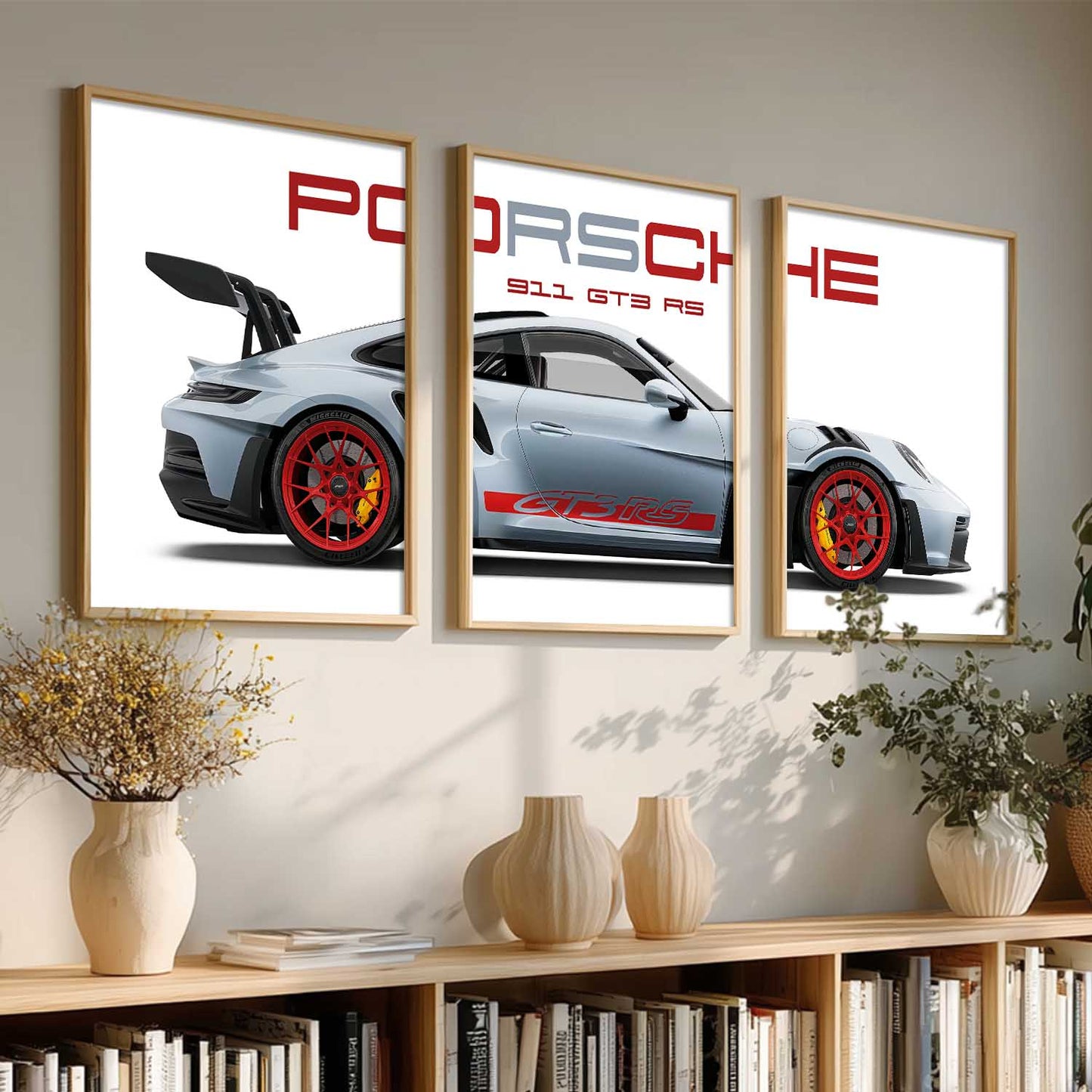 Big Porsche Cars Wall Art Paintings for Living Room Bedroom