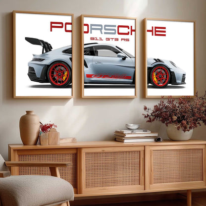 Big Porsche Cars Wall Art Paintings for Living Room Bedroom