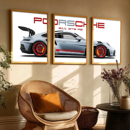 Big Porsche Cars Wall Art Paintings for Living Room Bedroom