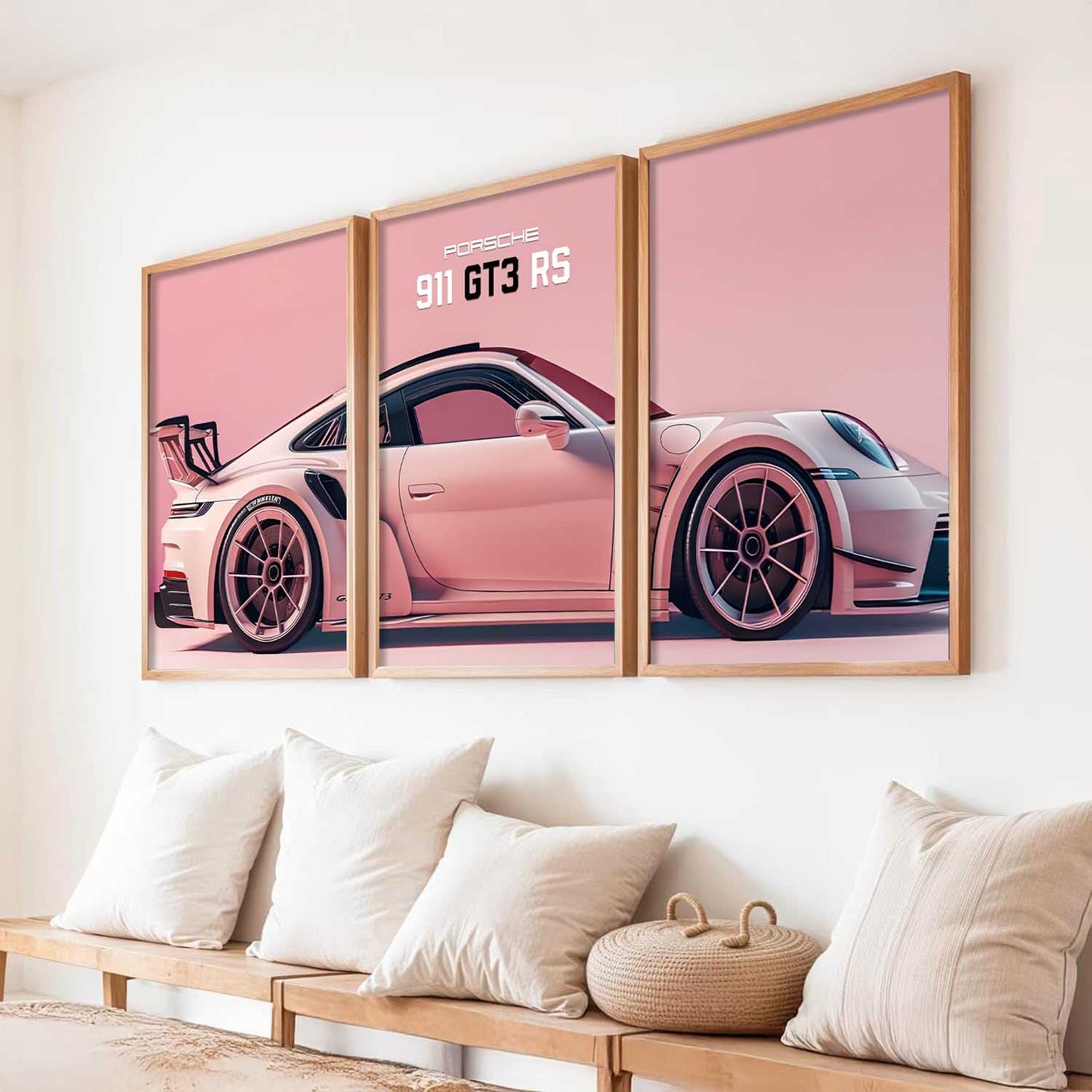 Big Porsche Cars Wall Art Paintings for Living Room Bedroom