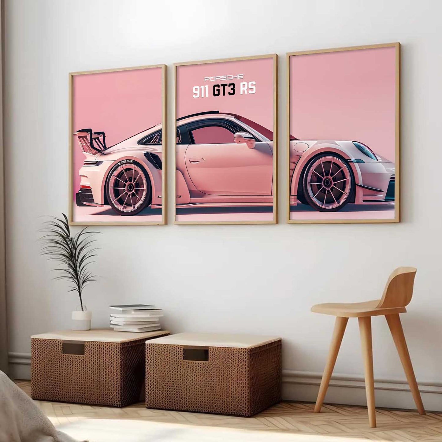 Big Porsche Cars Wall Art Paintings for Living Room Bedroom