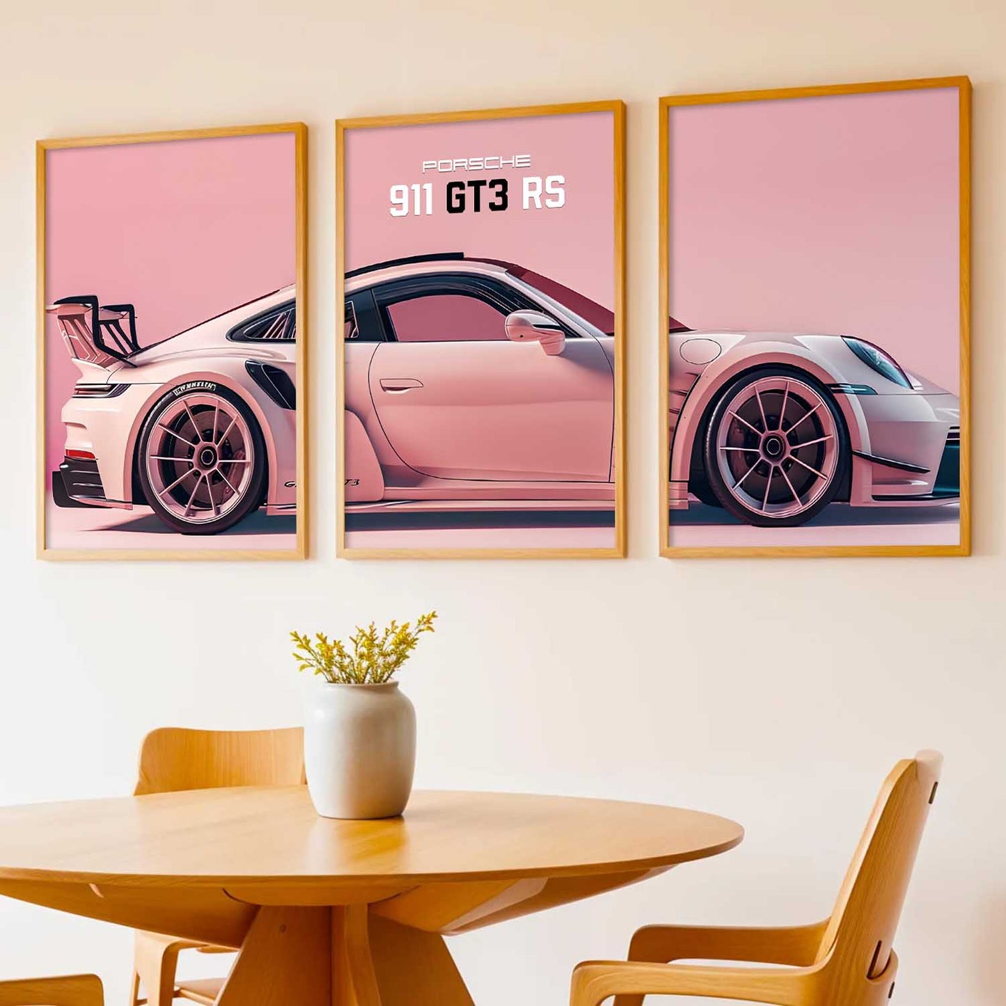 Big Porsche Cars Wall Art Paintings for Living Room Bedroom