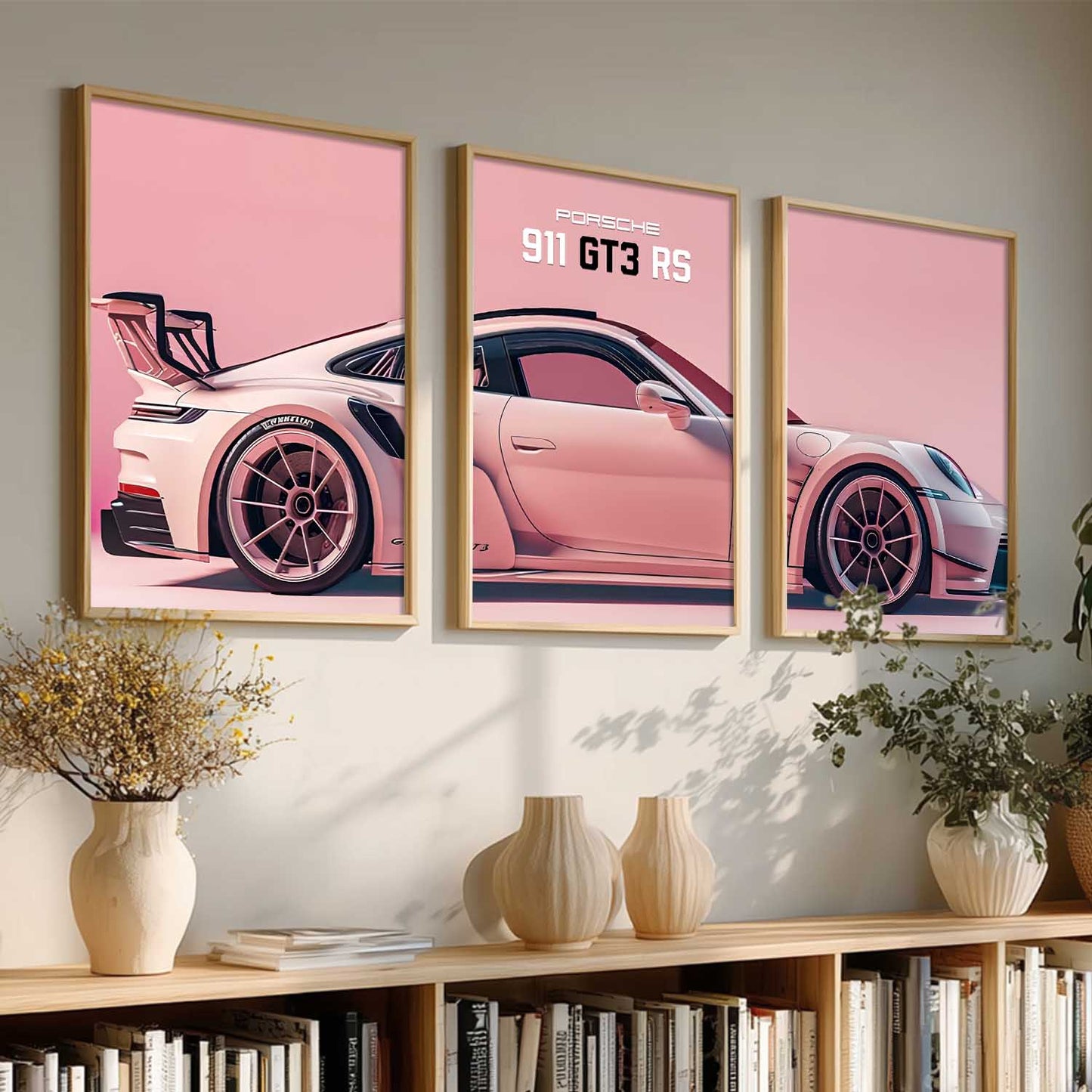 Big Porsche Cars Wall Art Paintings for Living Room Bedroom