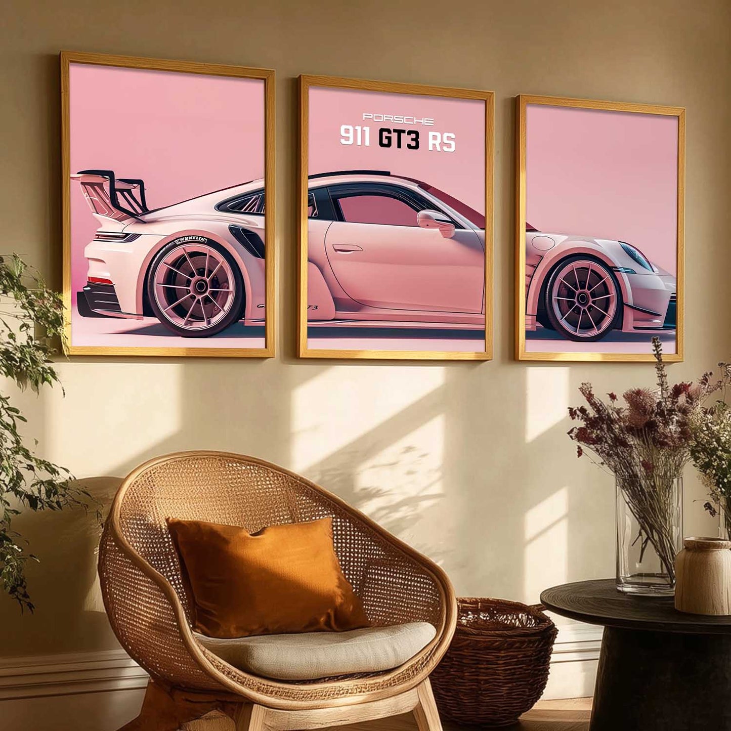 Big Porsche Cars Wall Art Paintings for Living Room Bedroom