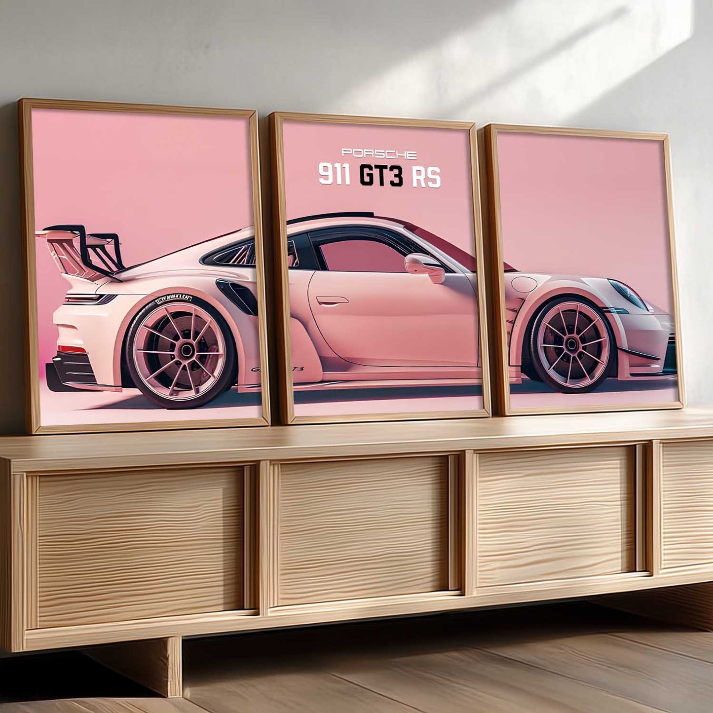 Big Porsche Cars Wall Art Paintings for Living Room Bedroom