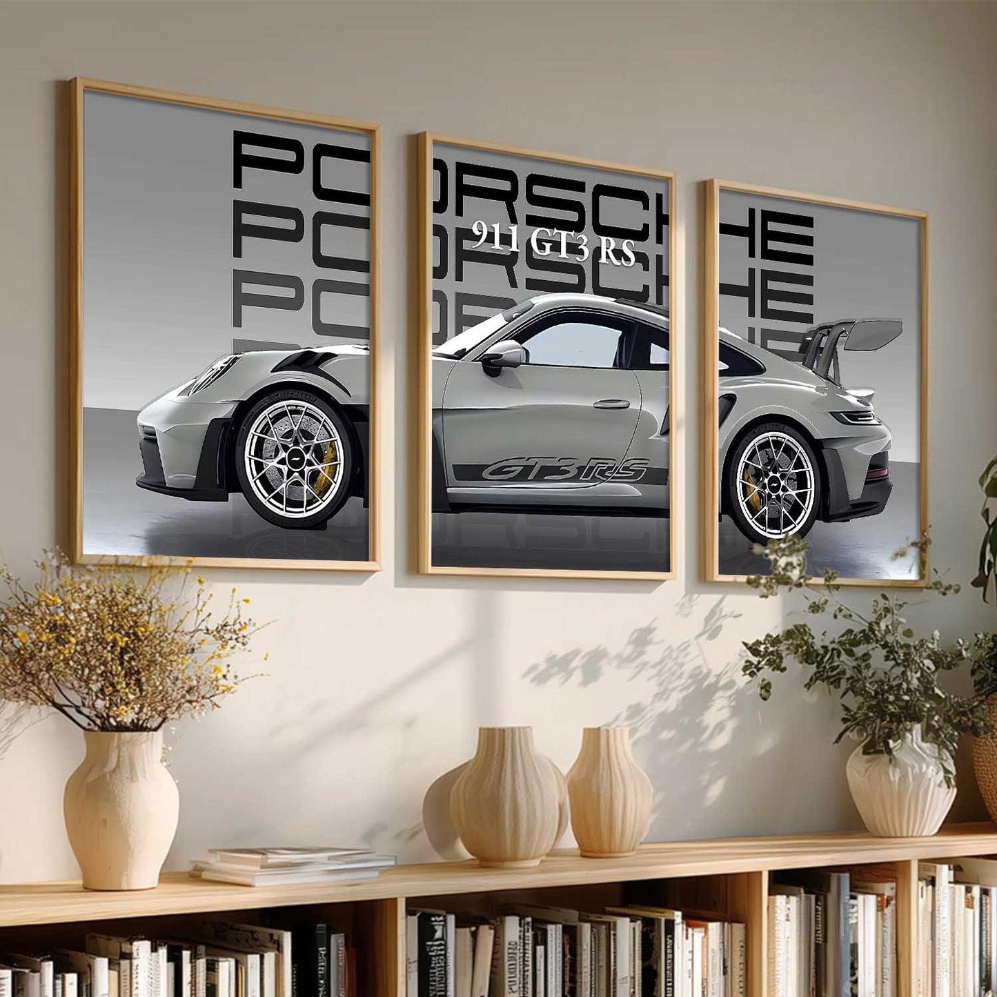 Big Porsche Cars Wall Art Paintings for Living Room Bedroom