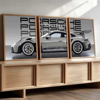 Big Porsche Cars Wall Art Paintings for Living Room Bedroom