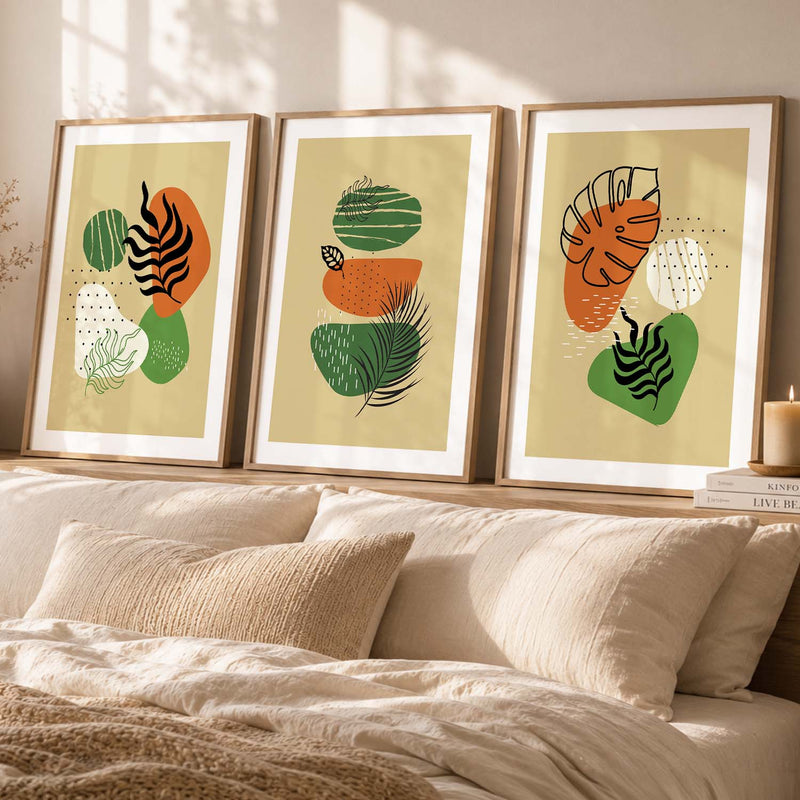 Nature Inspired Wall Art with Frame : Framed Posters