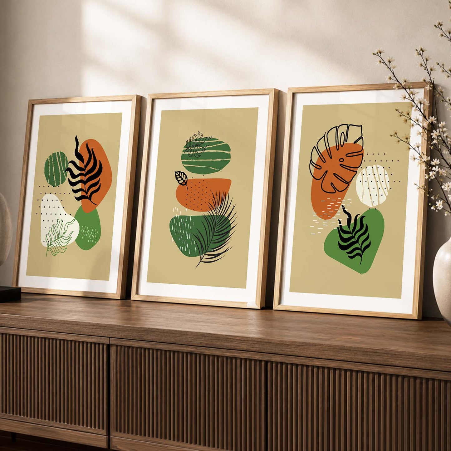 Nature Inspired Wall Art with Frame : Framed Posters